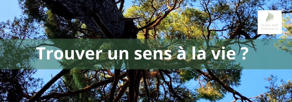 Trouver un sens à la vie