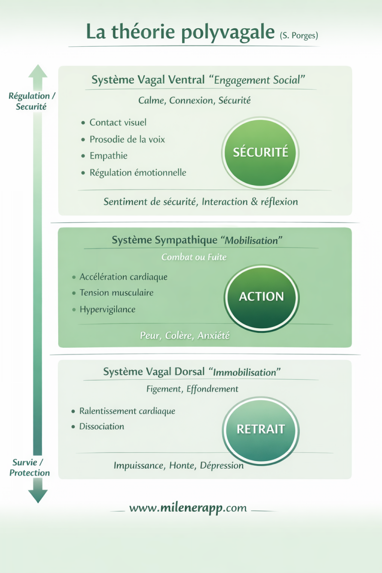 théorie polyvagale - infographie