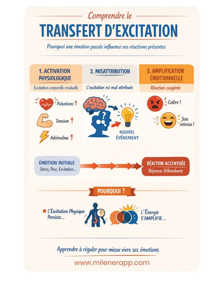 Transfert d'excitation Zillmann - Milène Rapp - thérapie MOSAIC - EMDR Bordeaux
