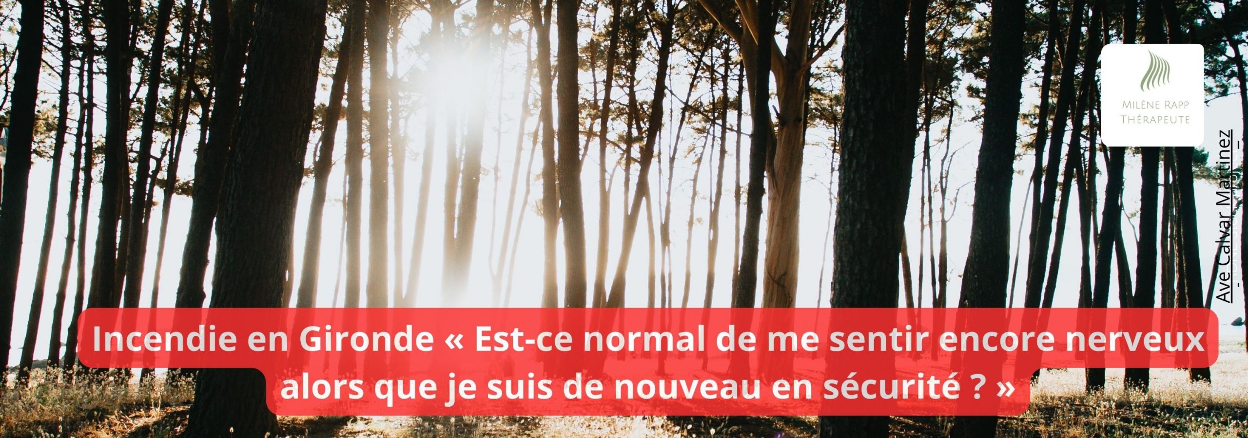 Incendie Gironde Psy Trauma